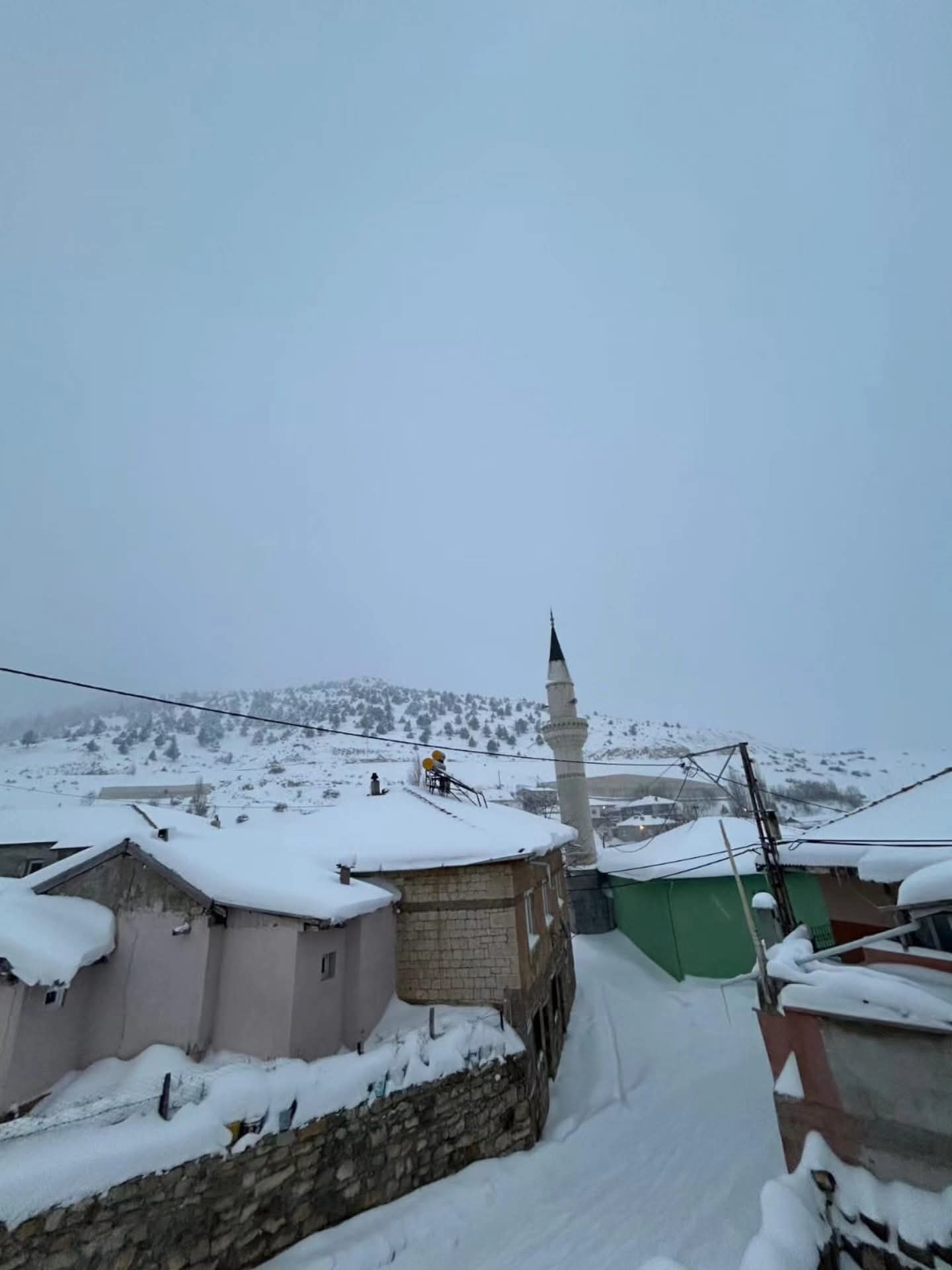 Develide en çok kar yağışı alan köy