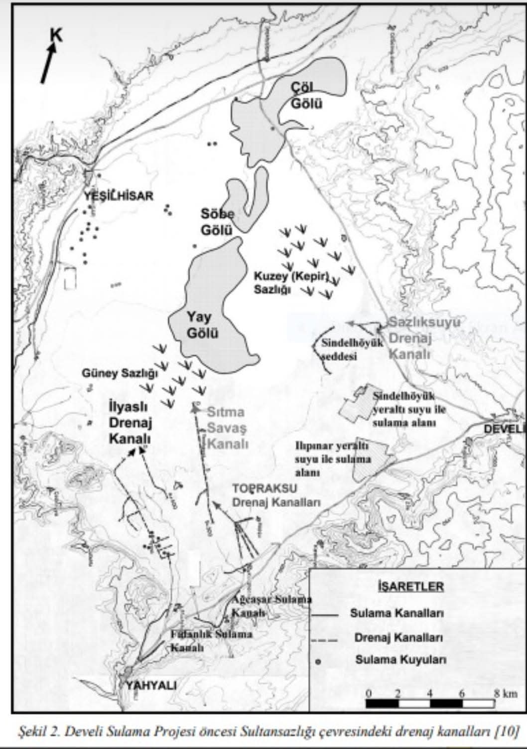 Frenk Yazısı Savaşı ve Develi Anlaşması ile  Sazlık Alanın SULTAN SAZLIĞI Ünvanı Almasına Vesile Plan SULTAN 1.MURAD 1386-1387